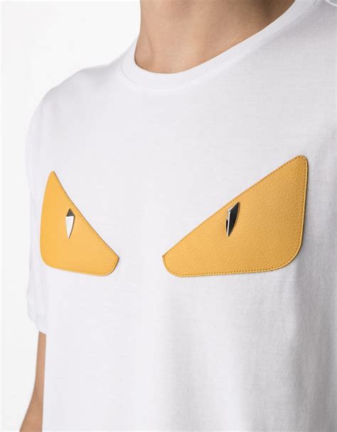 fendi eyes t shirt sale|tee shirt fendi faux.